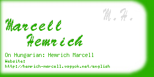 marcell hemrich business card